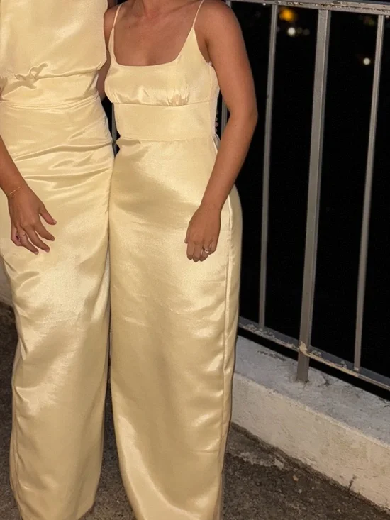 Lula Kate Bridesmaid Dress - Jane Style in Lemon Color - Picture 2 of 3